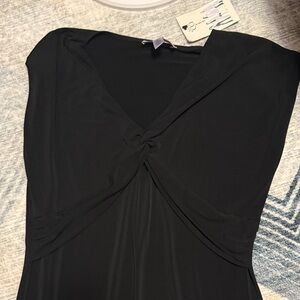 Nine & Co. Black Midi Dress